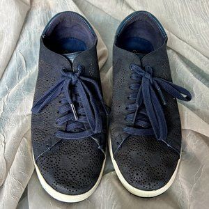 Cole Haan Women's GranPro Perforated Navy Sneakers